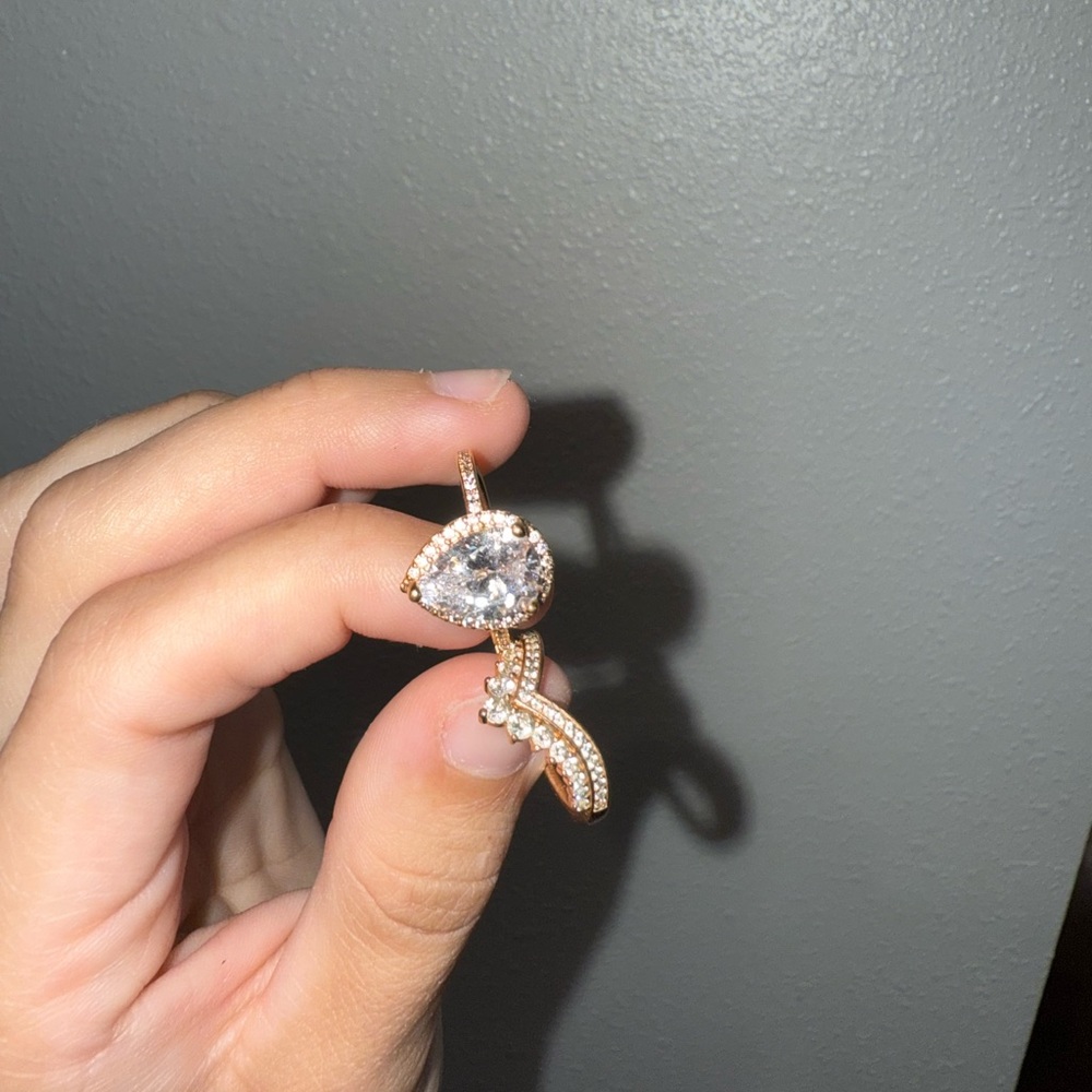 Pandora Rose Gold RING SET!!! 2 RINGS - Picture 3 of 6